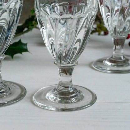 Vintage French Wine Glass