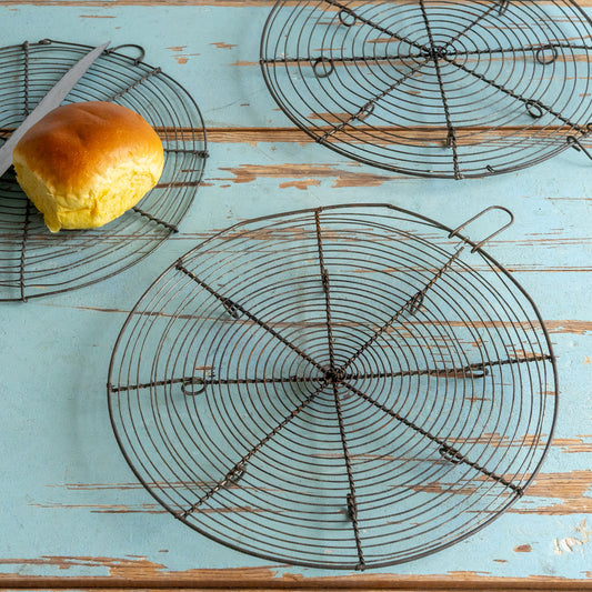 Vintage French Wire Work Cooling Rack #1