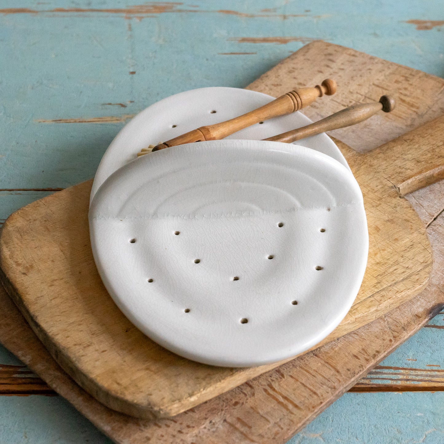 Vintage Grimwade White Ironstone Dish Drainer