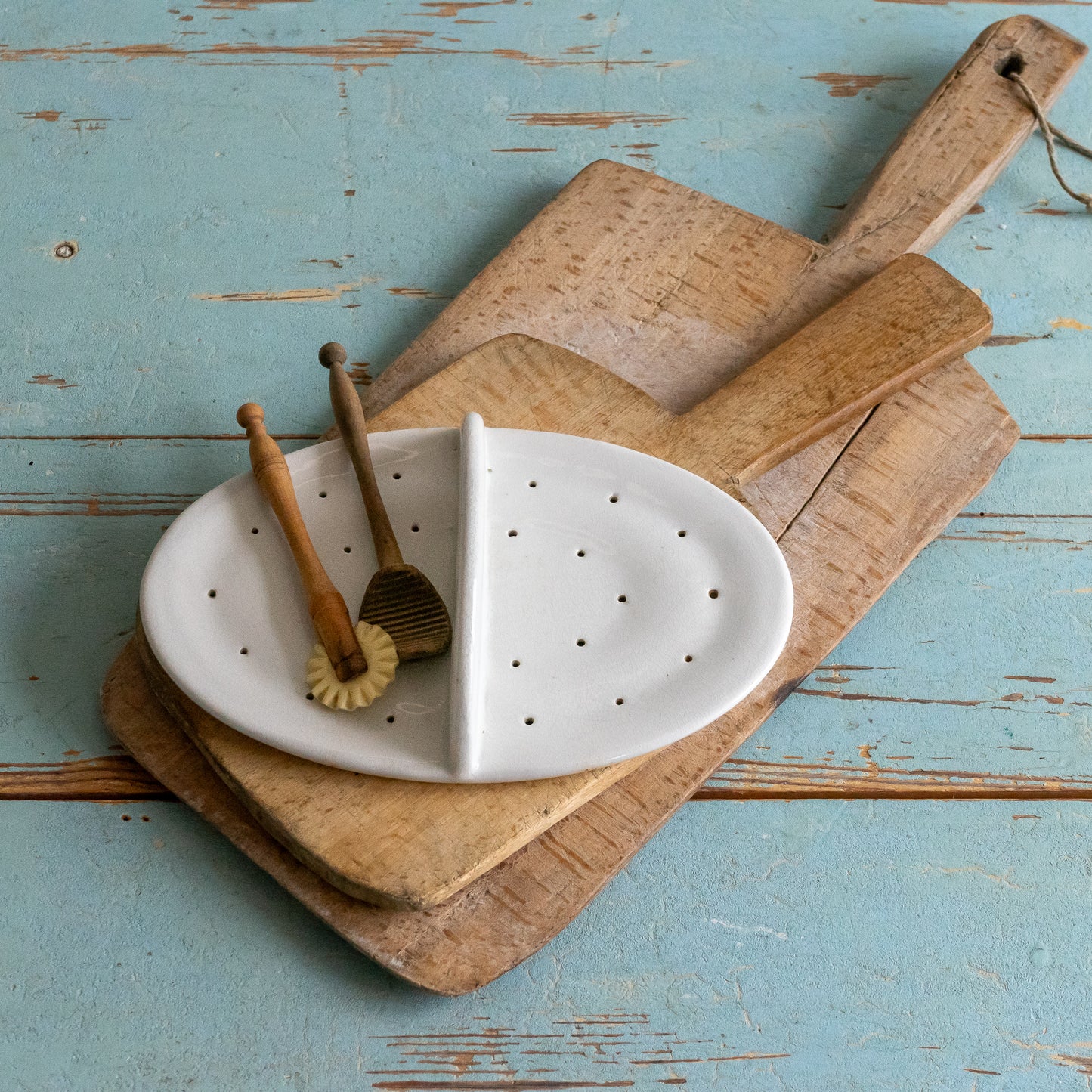Vintage Grimwade White Ironstone Dish Drainer