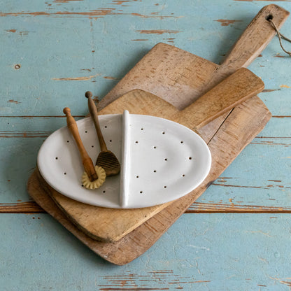 Vintage Grimwade White Ironstone Dish Drainer