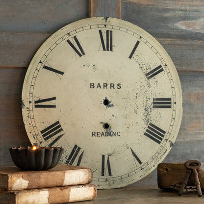 Vintage Hand Painted Clock Face