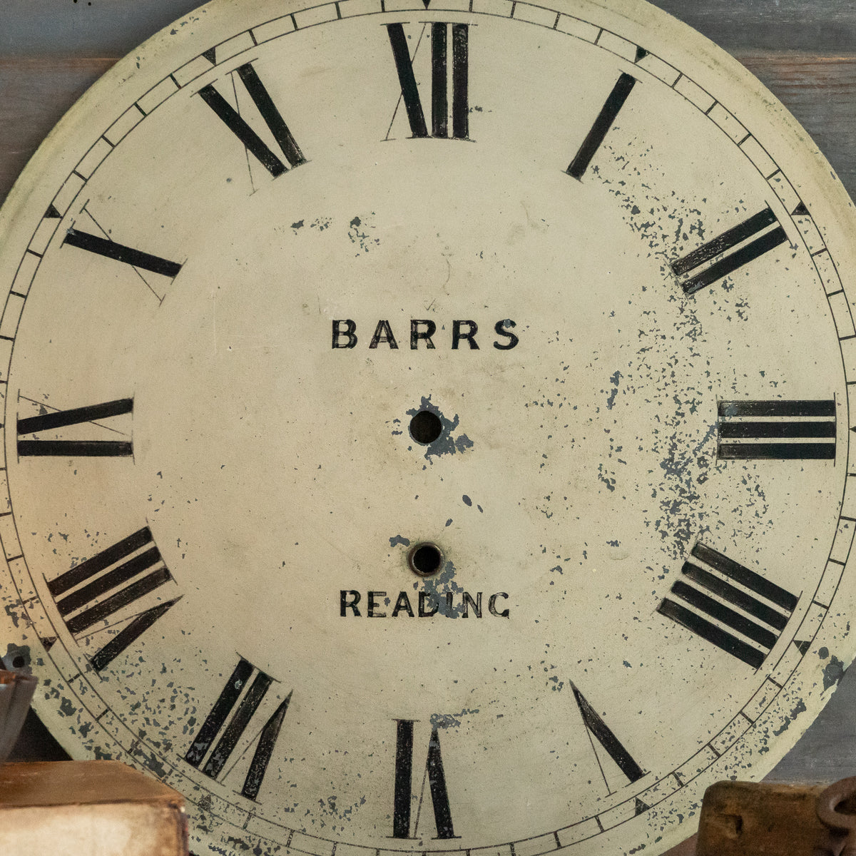 Vintage Hand Painted Clock Face