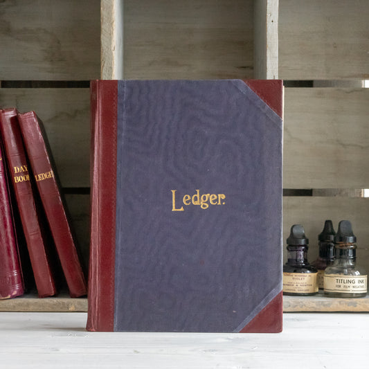 Vintage Household Expenses Book - Ledger
