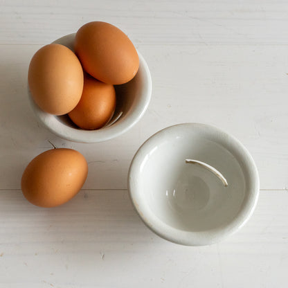 Vintage Ironstone Egg Separator