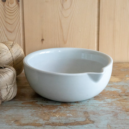 Vintage Ironstone Mortar Bowl