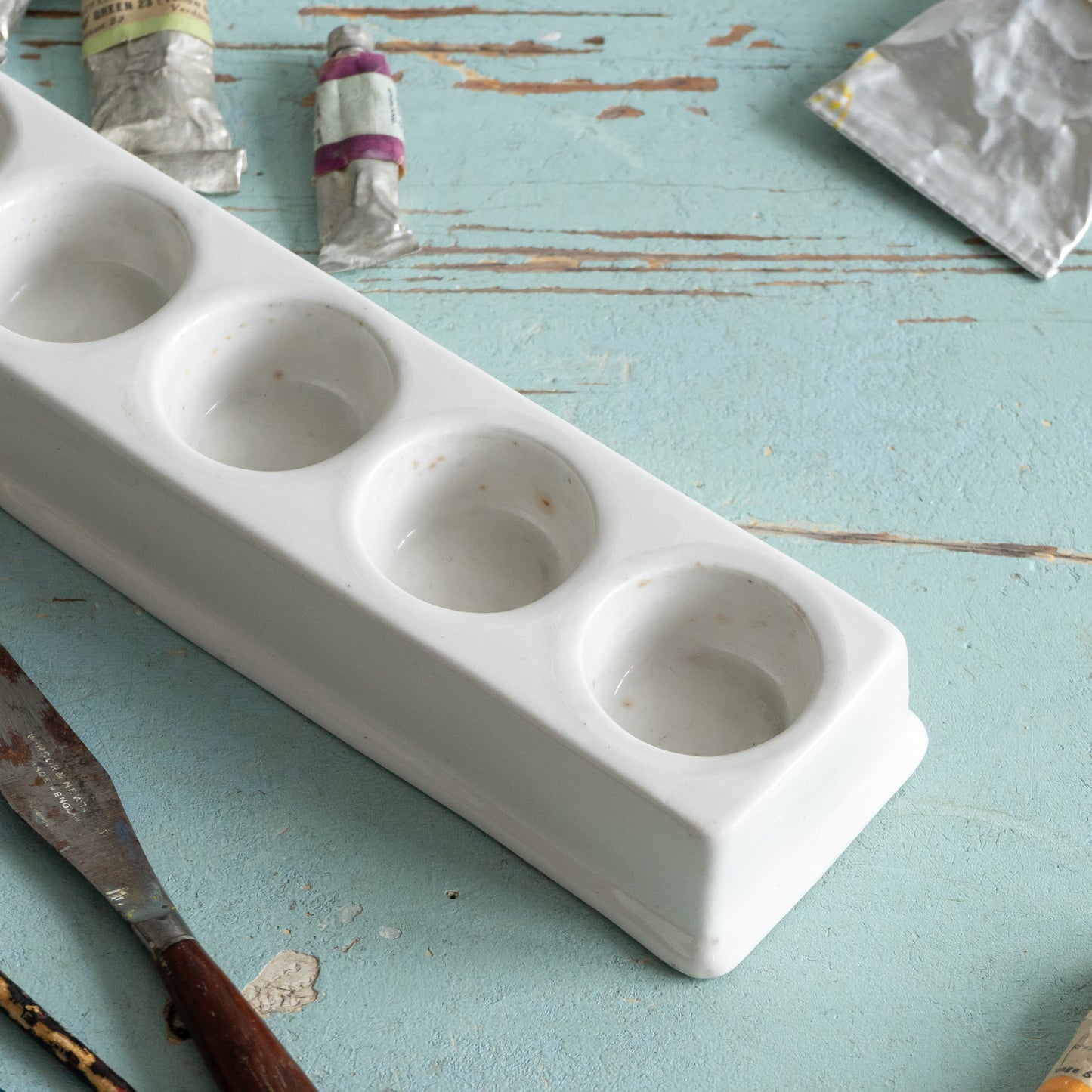 Vintage Ironstone Paint Palette