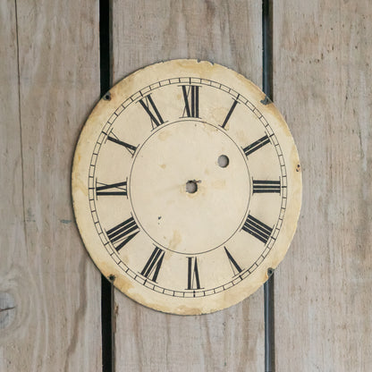 Vintage Metal Clock Face