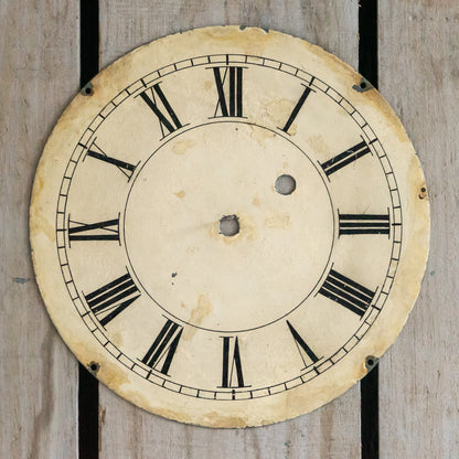 Vintage Metal Clock Face