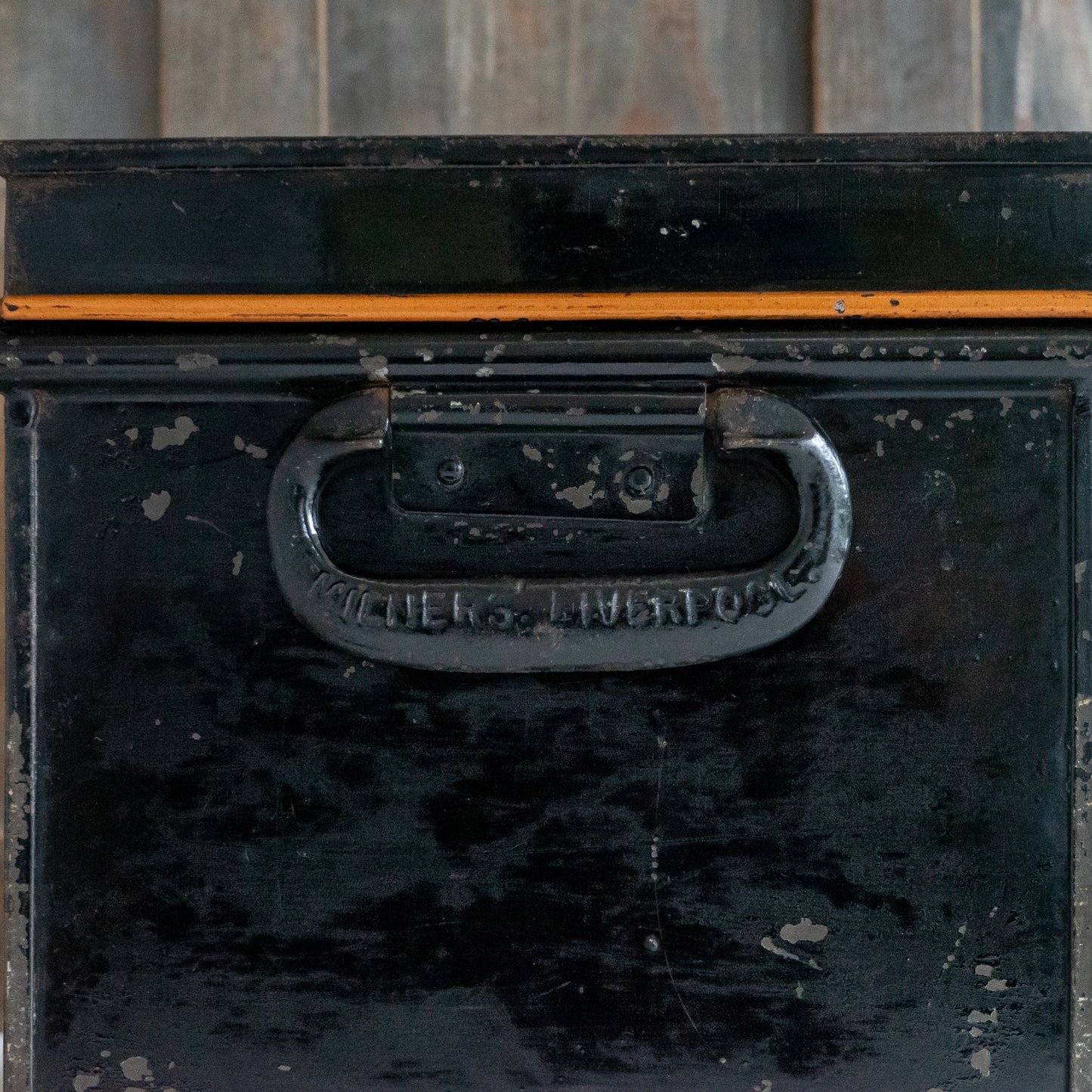 Vintage Metal Deed Box