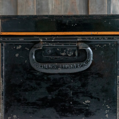 Vintage Metal Deed Box