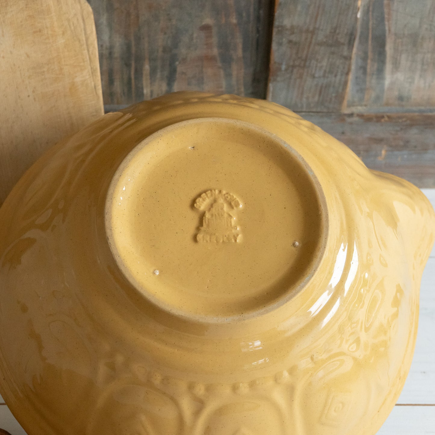 Vintage Mixing Bowl with Pouring Lip