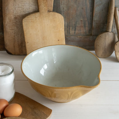 Vintage Mixing Bowl with Pouring Lip