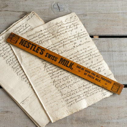 Vintage NESTLE'S Advertising Ruler