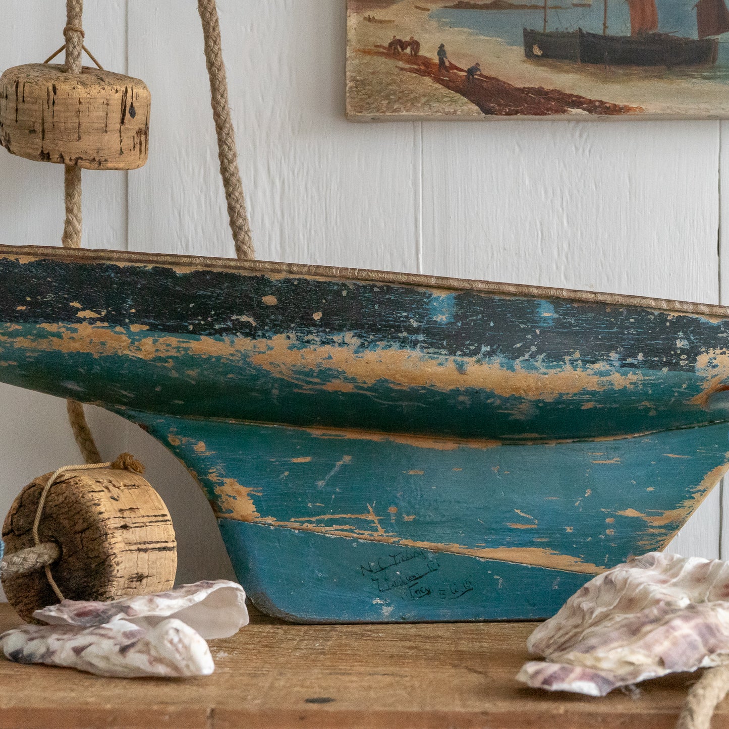 Vintage Painted Boat Hull