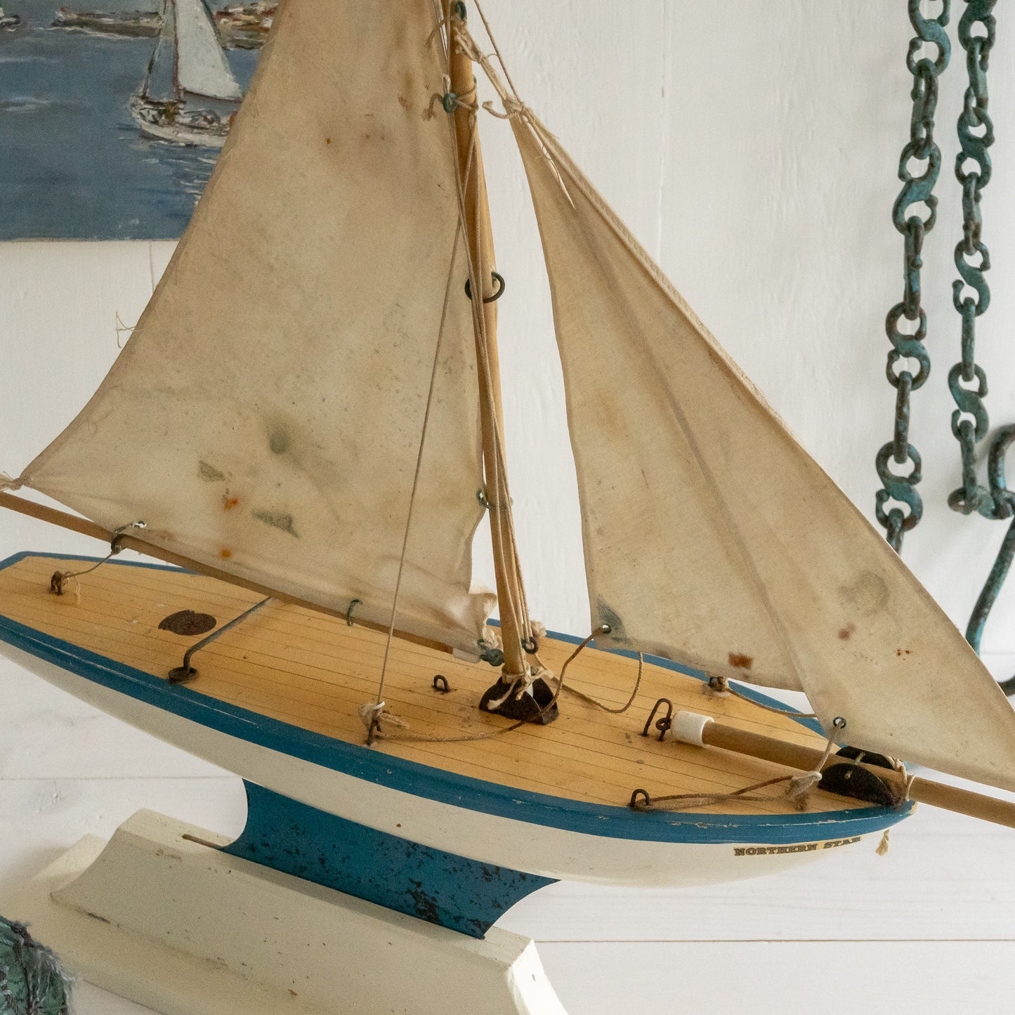 Vintage Pond Yacht