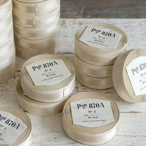 VINTAGE ROLL OF PALE CREAM RIBBON
