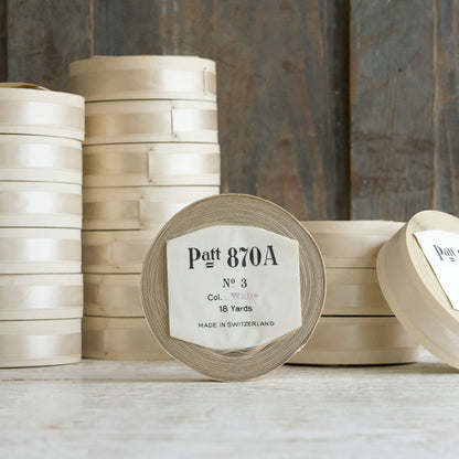 Vintage Roll of Pale Cream Ribbon