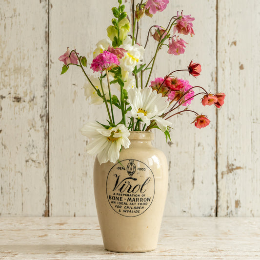 Vintage Stoneware VIROL Jar