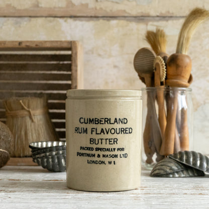 Vintage Stoneware Rum Butter Pot