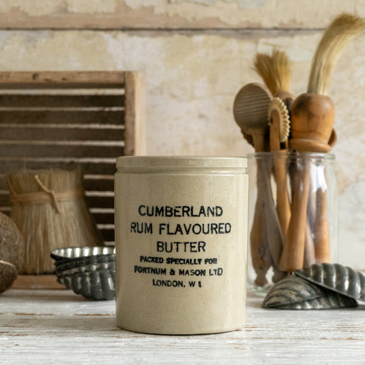 Vintage Stoneware Rum Butter Pot