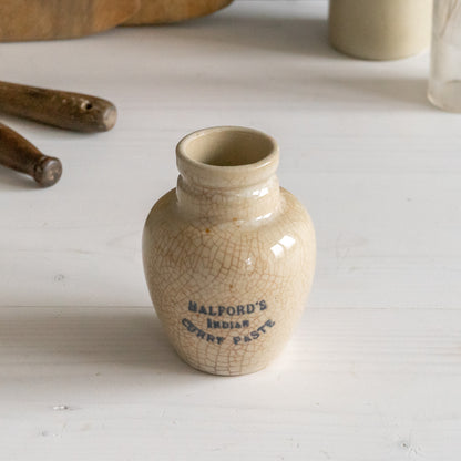 Vintage Stoneware Curry Paste Pot