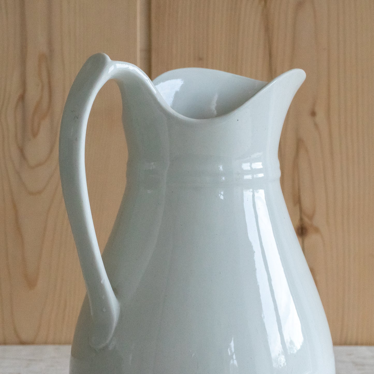 Vintage White Ironstone Jug