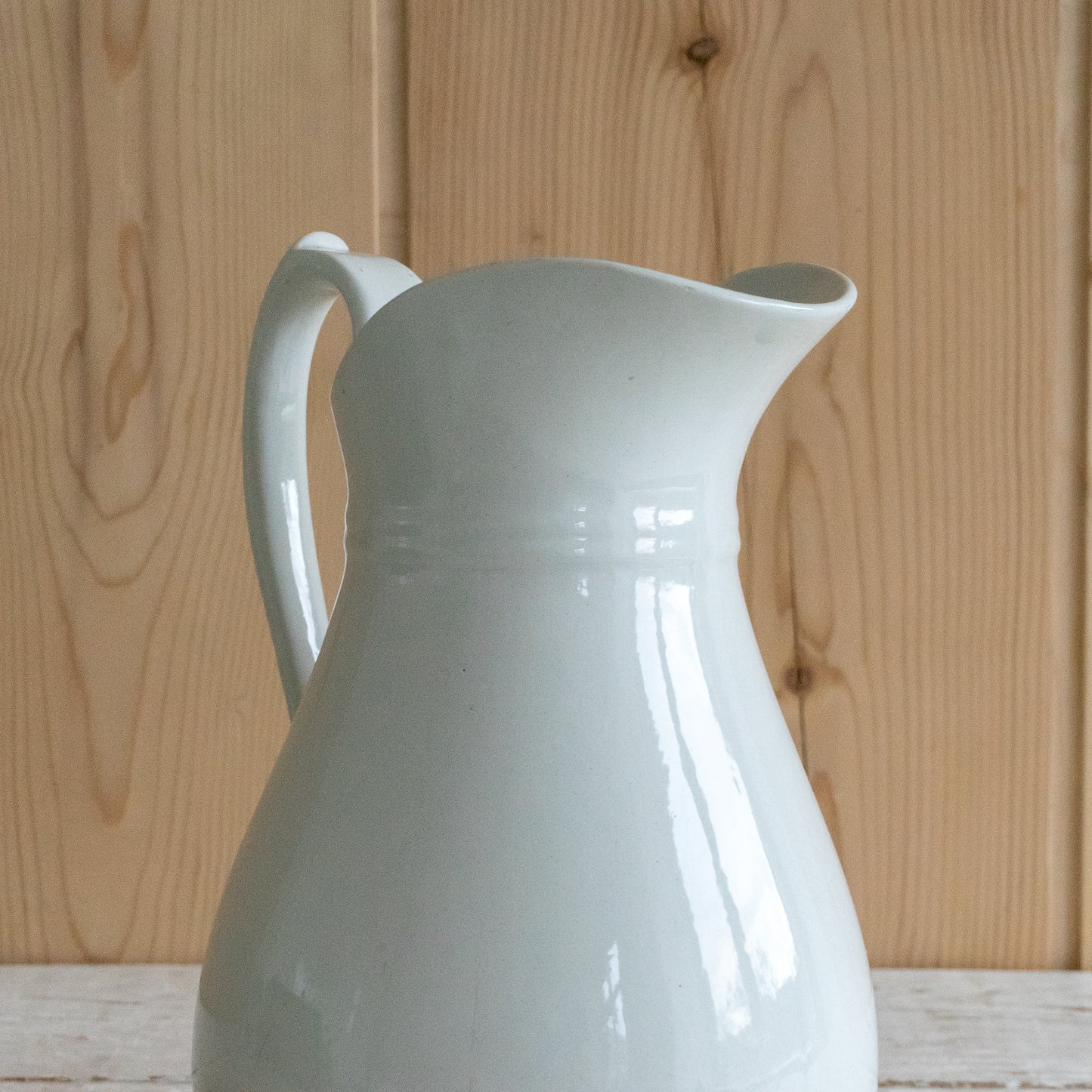 Vintage White Ironstone Jug