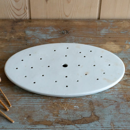 Vintage Ironstone Oval Drainer Plate