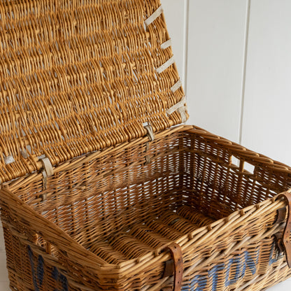 Vintage Wicker Laundry Basket