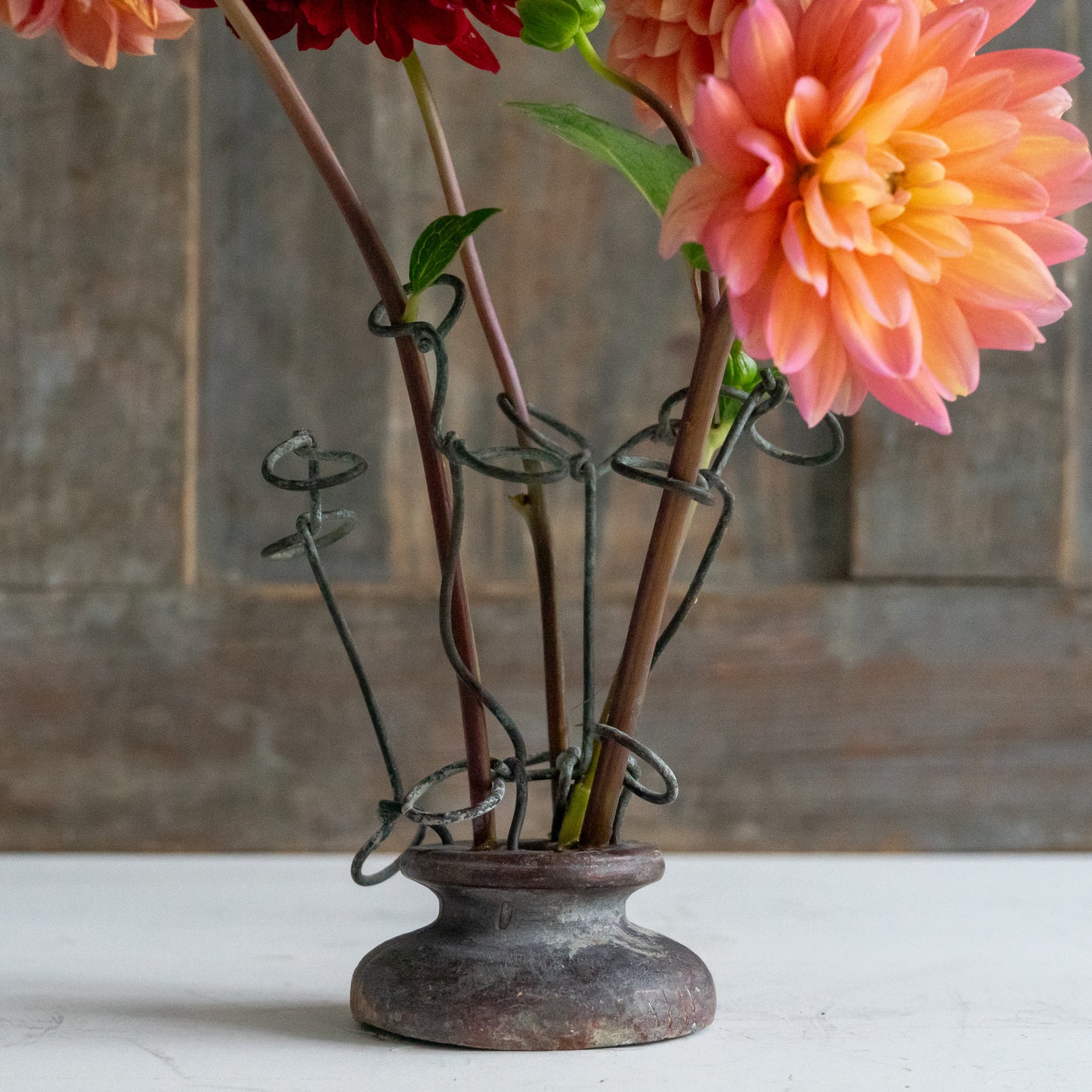 Vintage Wire Work Flower Frog