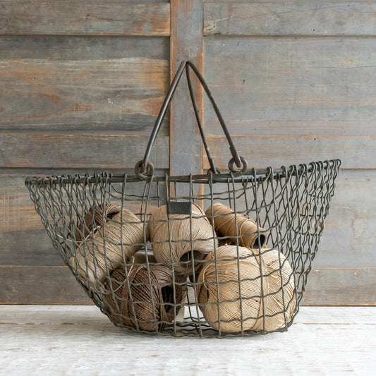 Vintage Wire Work Roycott Potato Basket