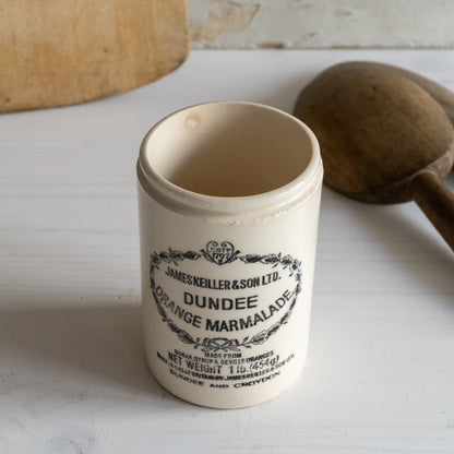 Vintage Ironstone Orange Marmalade Pot
