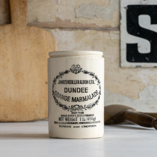 Vintage Ironstone Orange Marmalade Pot