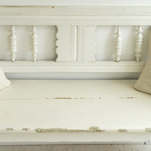DECORATIVE PAINTED BENCH
